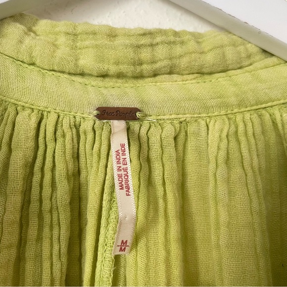 Free People Maya Gauze Cotton Shirt Dress in Medium - Picture 4 of 8